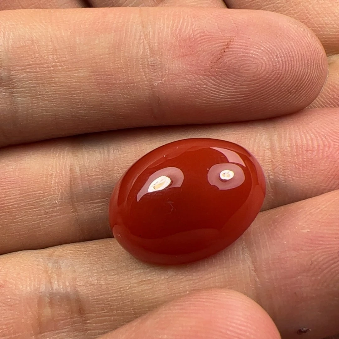 未镶嵌戒面南红玛瑙