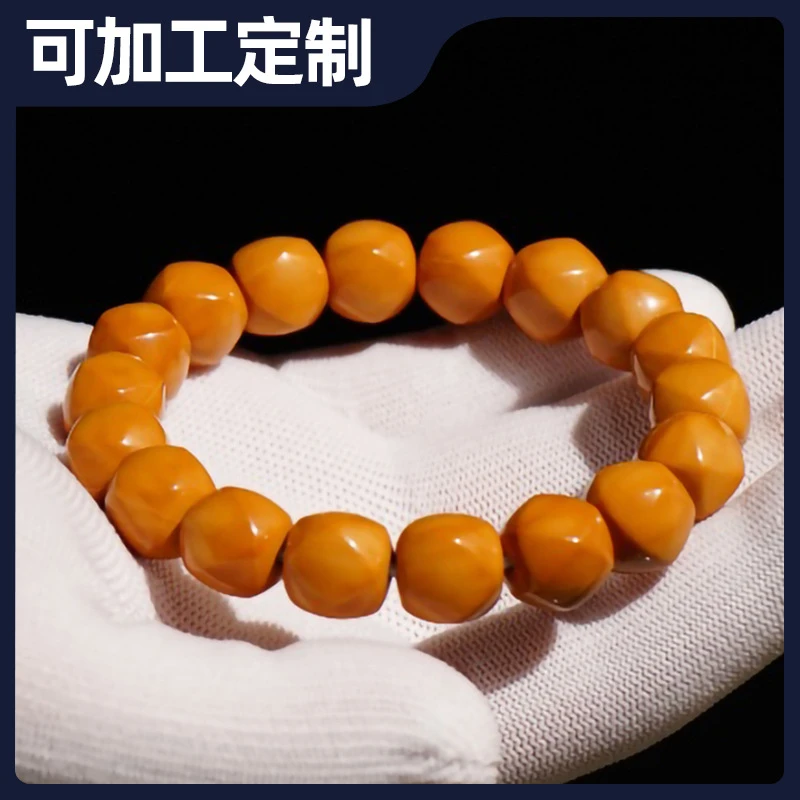 全品唐八棱猴头手串精雕绕指柔切面