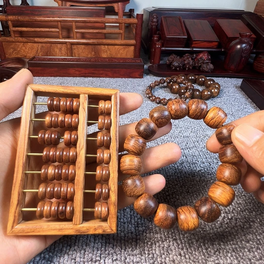 黄花梨/降香黄檀算盘 手串