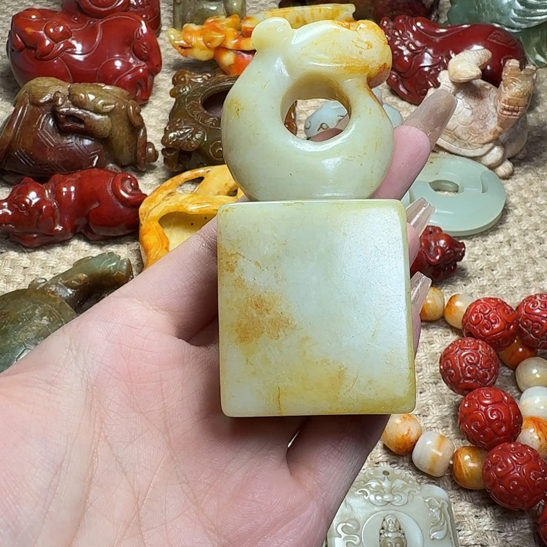 白玉菩提吊坠挂件