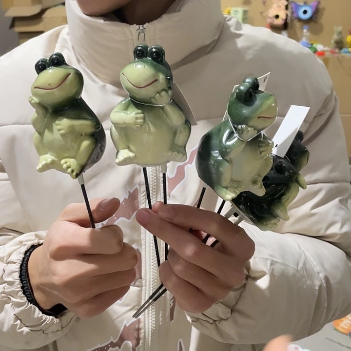 树脂样品样品样品青蛙花插