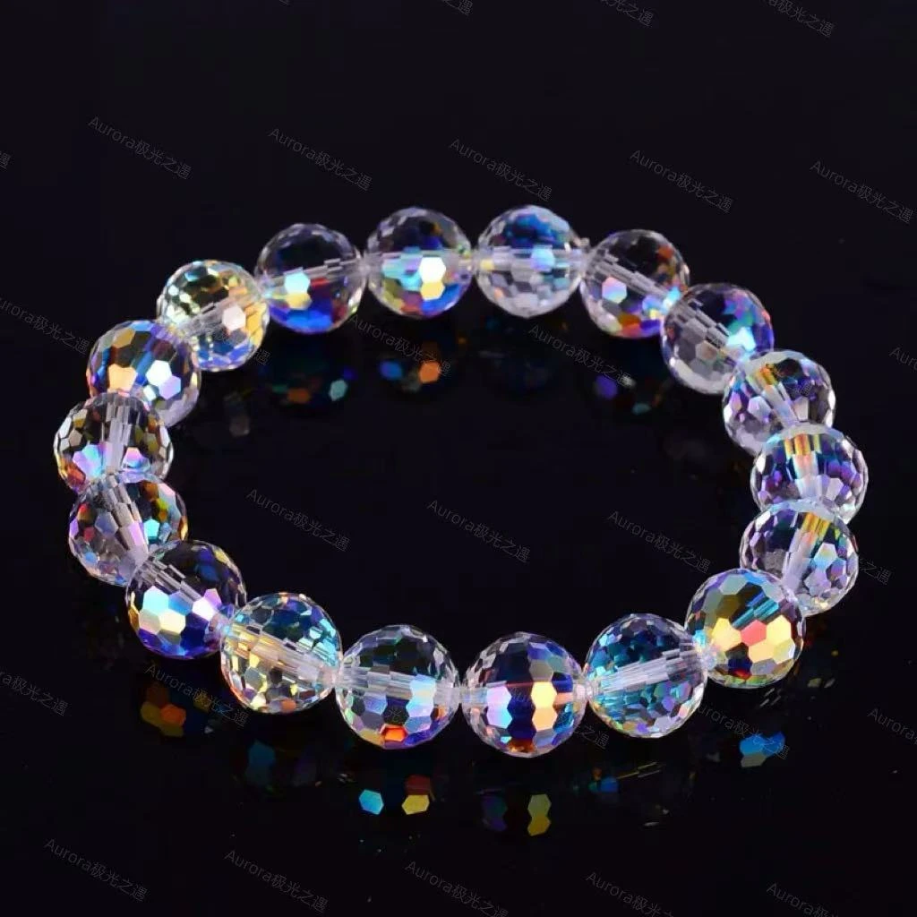 非金属玻璃手链 日不落10mm轻奢百搭手链