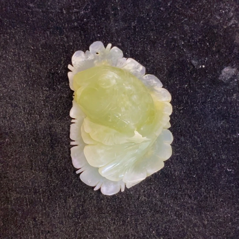 【闪购商品】未镶嵌蛇纹石玉摆件梚*