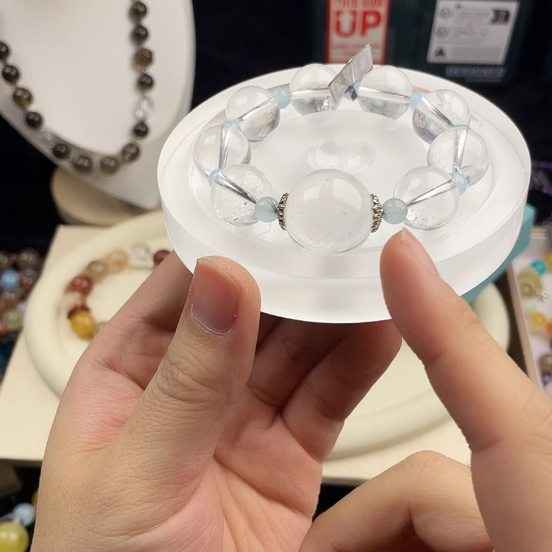 手链银S925镶嵌水晶