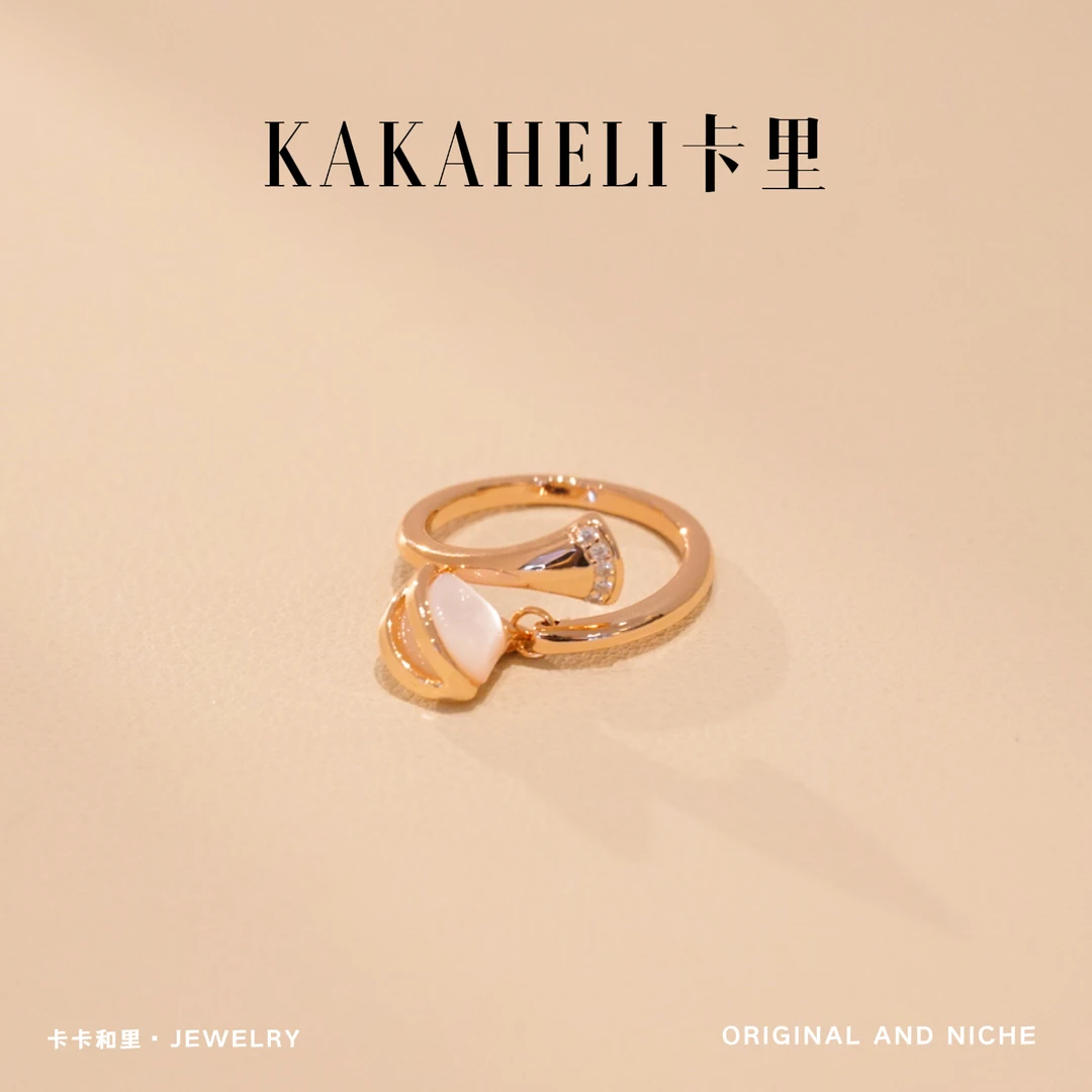 铜合金戒指 赫墨拉昼核轻奢戒指 JZ-30