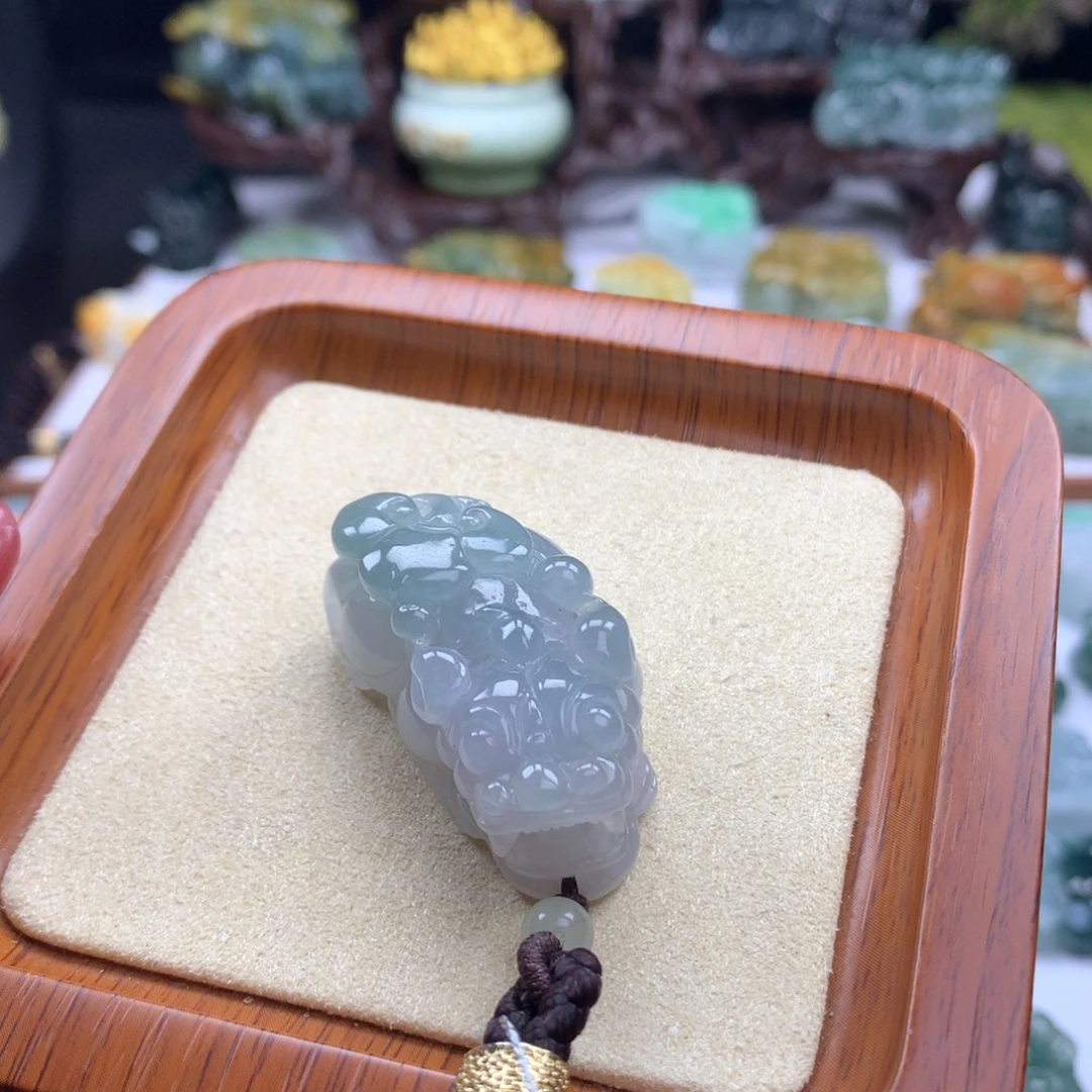 颈饰未镶嵌翡翠A35 如意貔貅