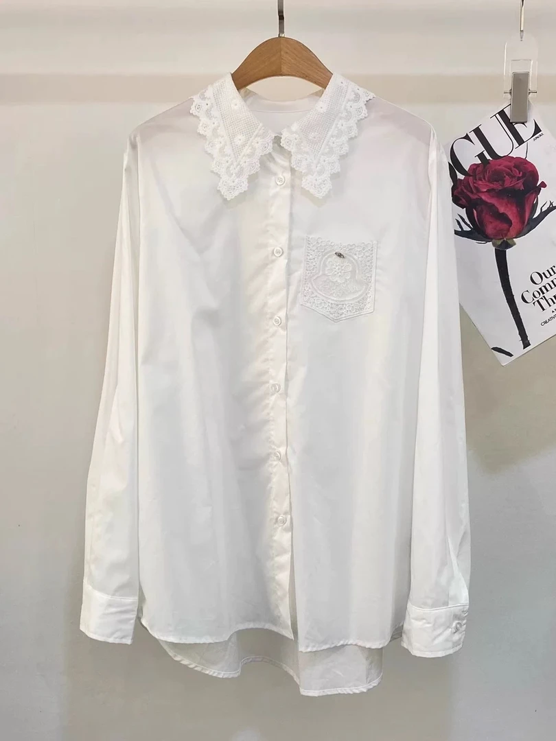 纯棉亮丽洋气百搭衬衫