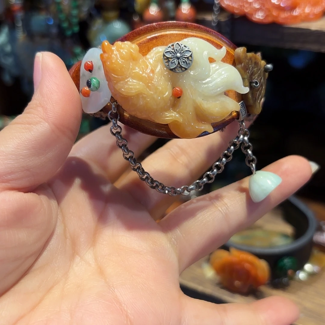 翡翠未镶嵌颈饰原创