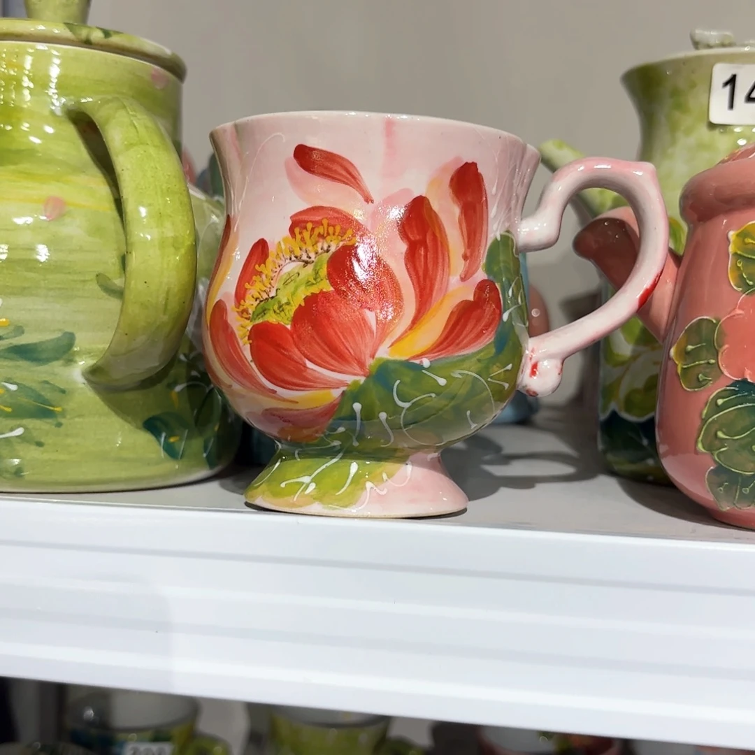 景德镇手绘高温釉下彩陶瓷茶具