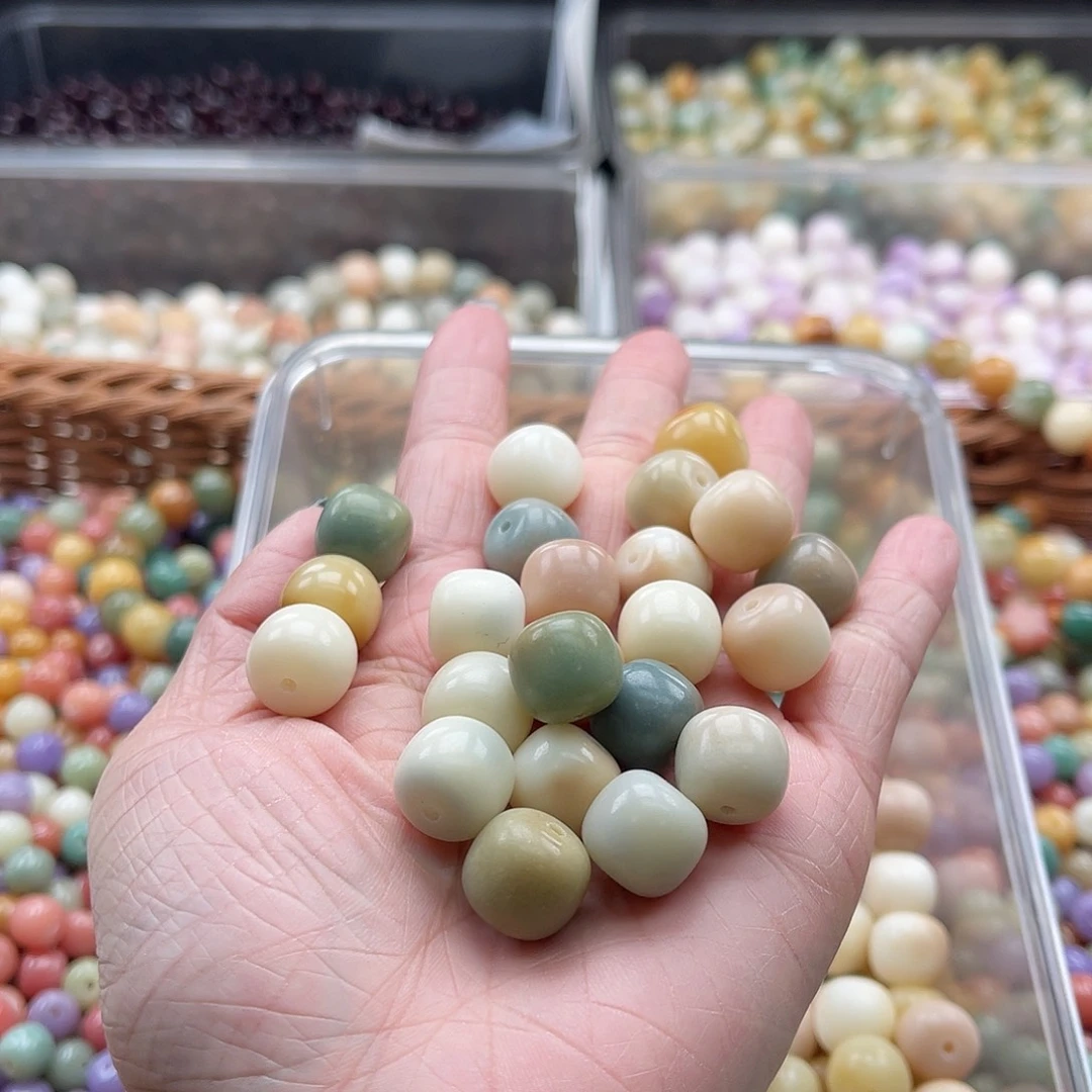 白玉菩提吊坠C/12mm/60颗