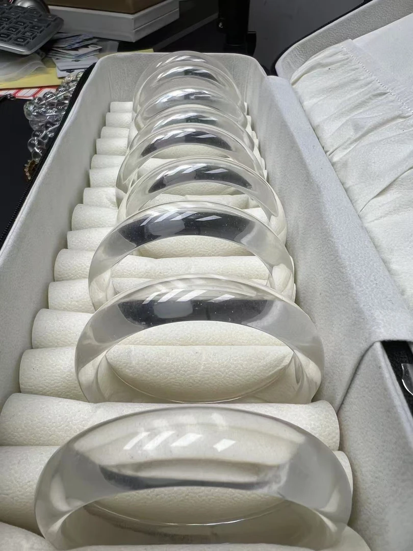 白水晶手镯 多样性发货 下单选择圈口