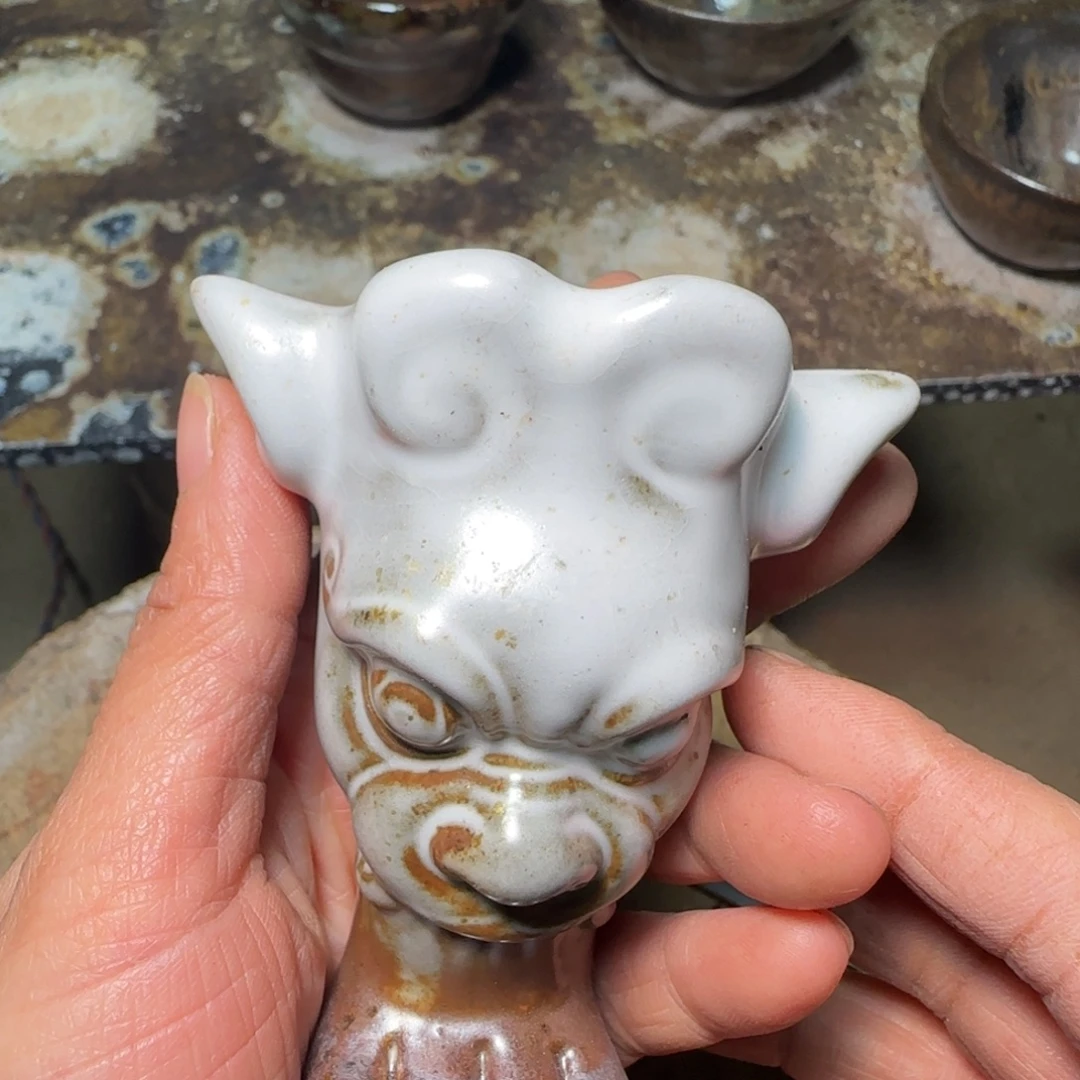 柴烧建盏茶盏茶杯298