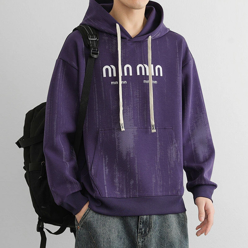 Lxy蓝星宇青少年卫衣潮牌宽松2025春秋个性潮流帅气新款宽松连帽