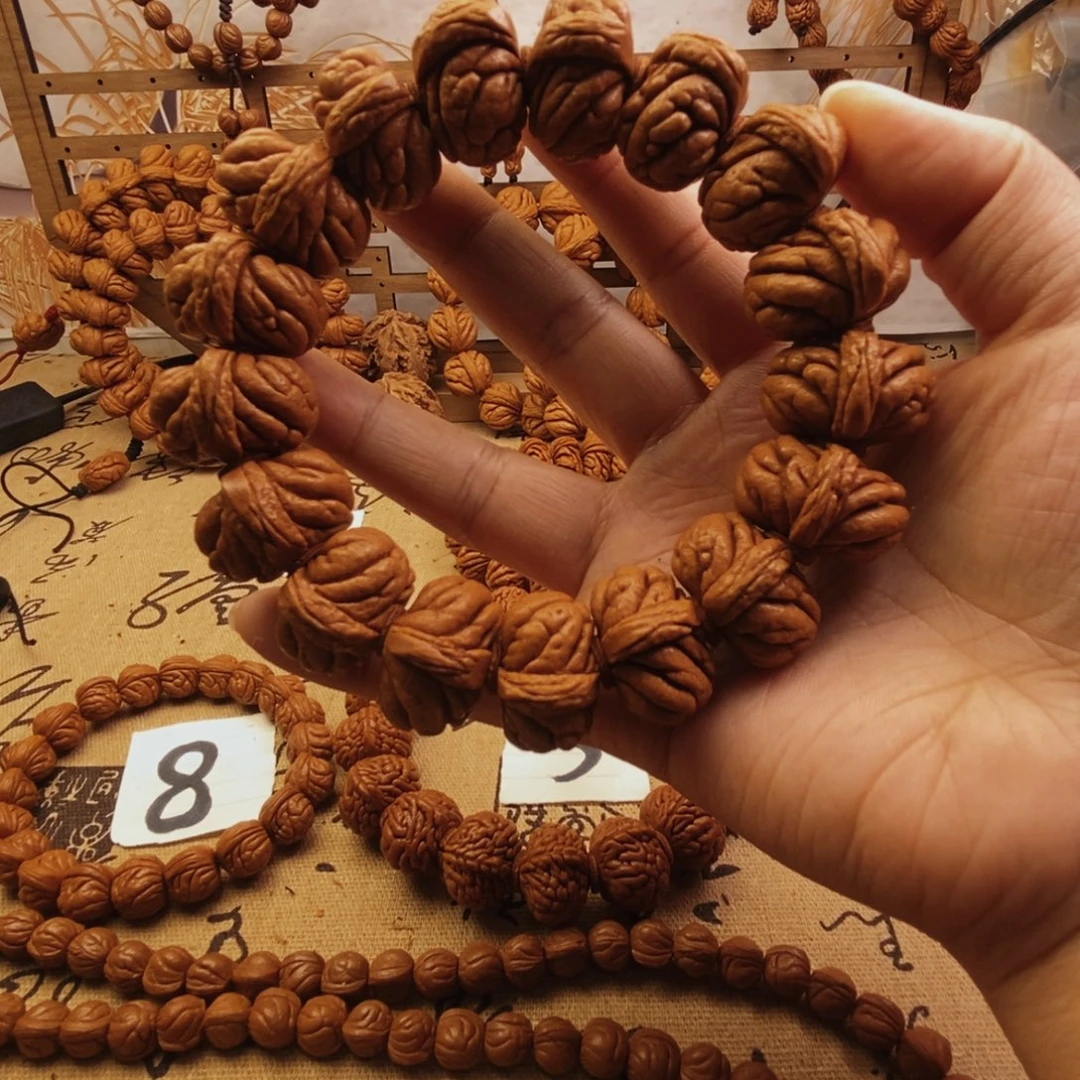 笑***法吊坠文玩核桃龙纹桃核