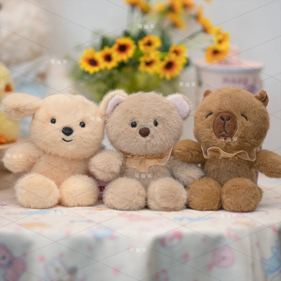 会跑步的小熊公仔卡皮巴拉玩偶跑跑系列挂件毛绒玩具桌伴小礼物