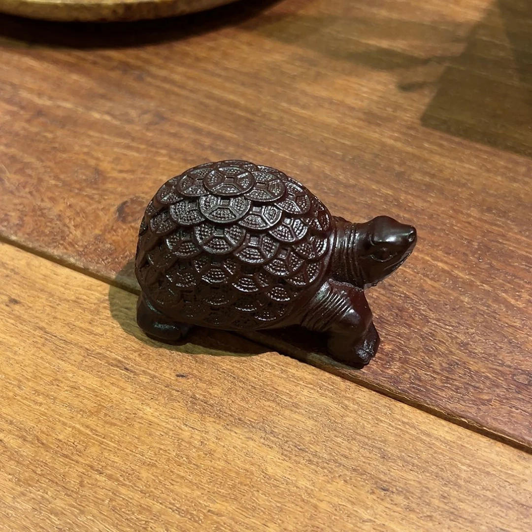成套家具乌木类犀牛角紫檀小乌龟