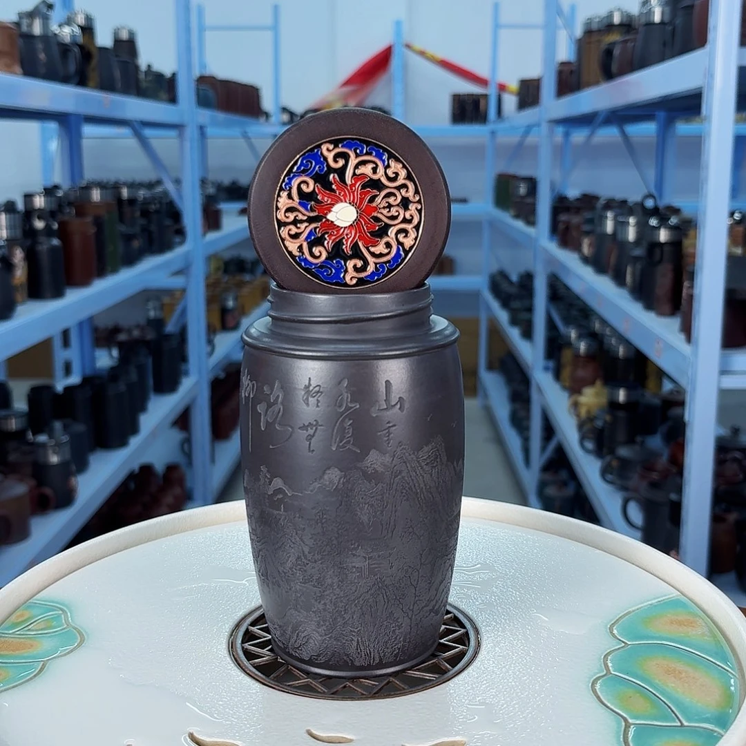 宜兴原矿紫砂杯子