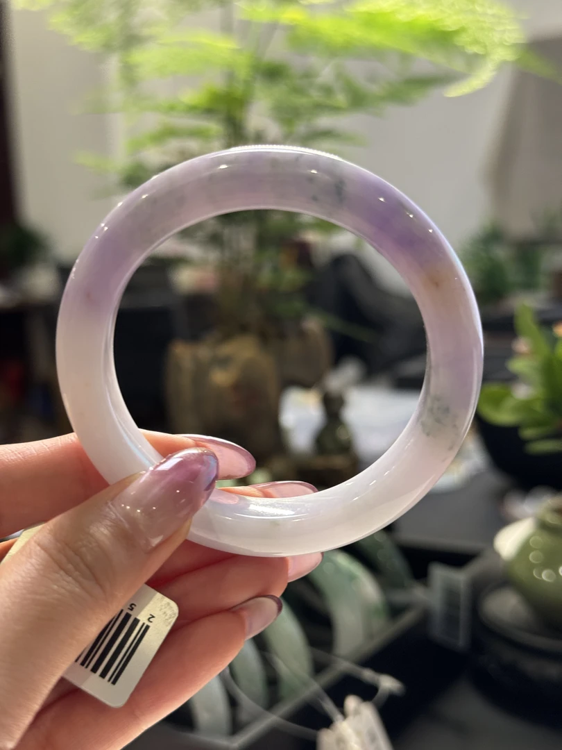 梦幻莫奈花园翡翠手镯