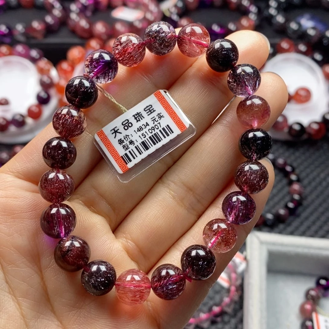 水晶超七手链：1510907未镶嵌