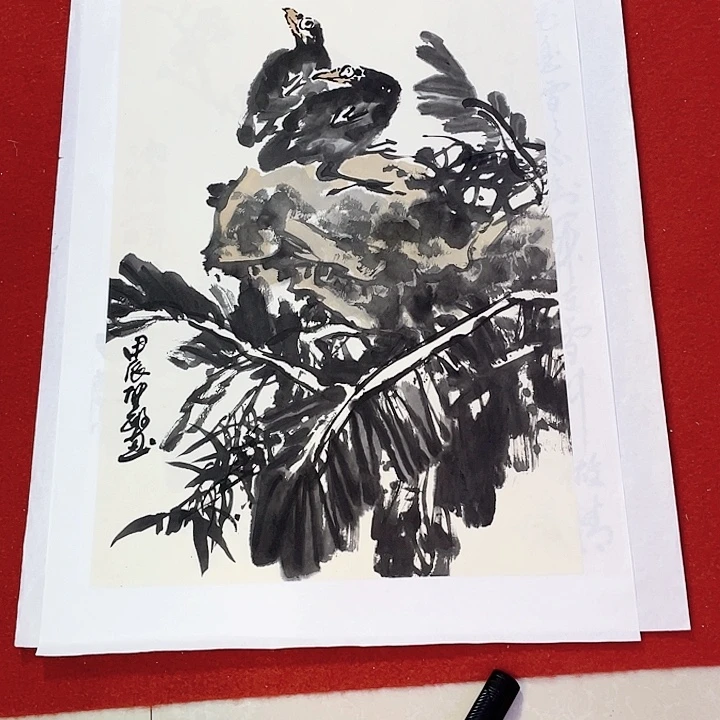 国画张圣敏先生纯手绘作品