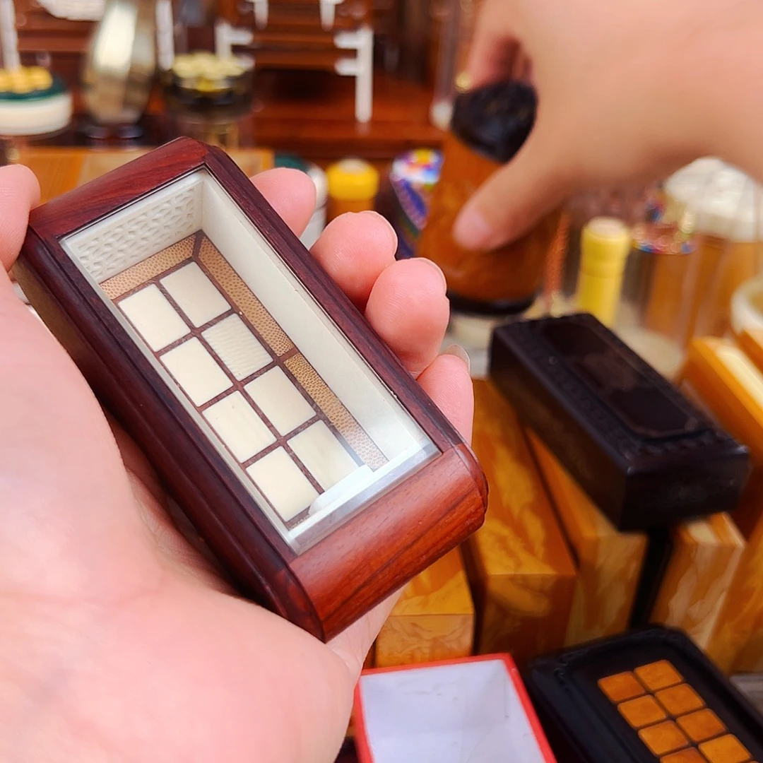 竹福利款老红木穿条鱼竹林金钟盒➕竹蛉