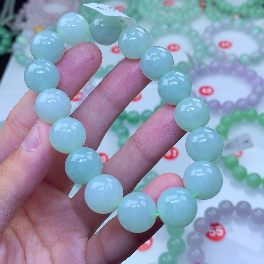 翡翠未镶嵌毛衣链