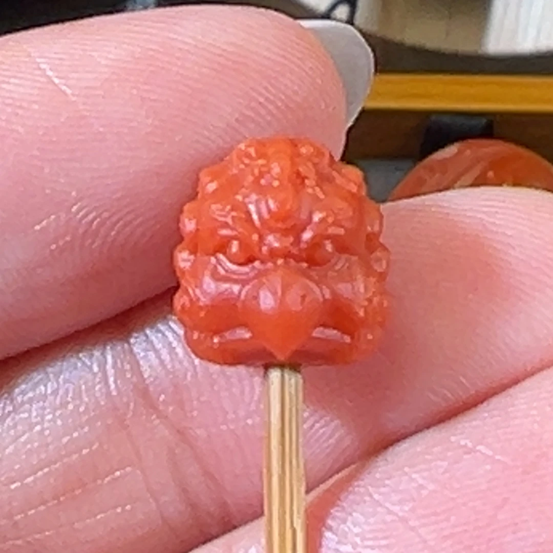 南红玛瑙未镶嵌大鹏鸟10.2*9.7mm