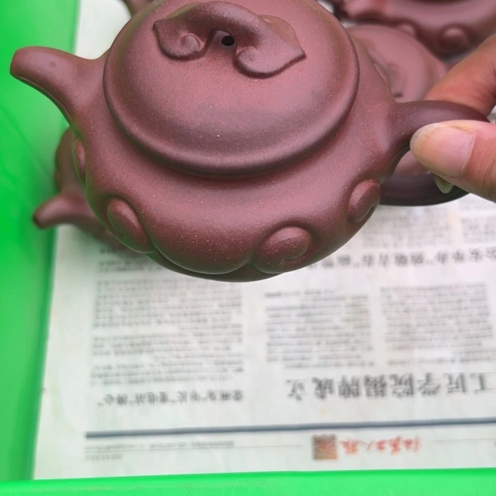 紫砂茶壶底槽清瑕疵封釉严重240