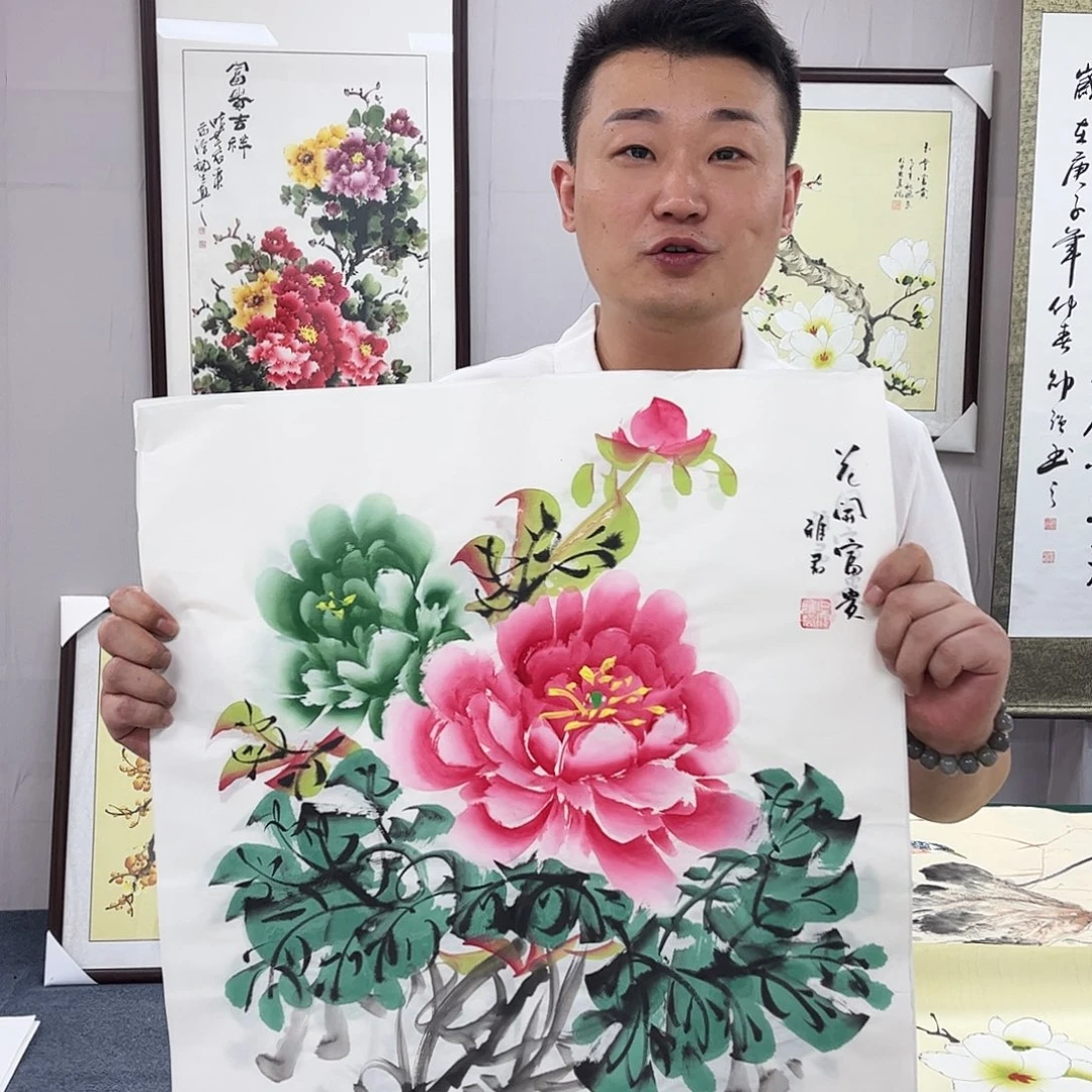 国画国画作品宣纸纯手绘