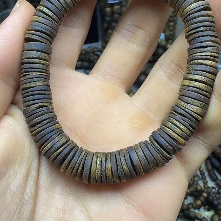 沉香沉香碎屑沉水片片珠单圈1.0，14克加