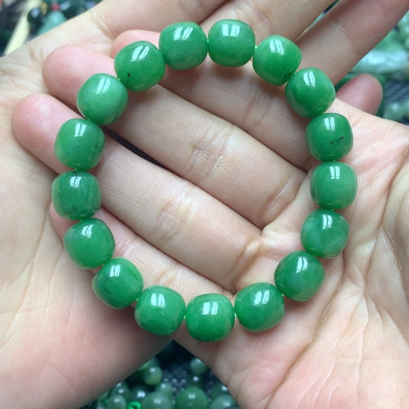 【闪购商品】和田玉（碧玉）手链未镶嵌爱*