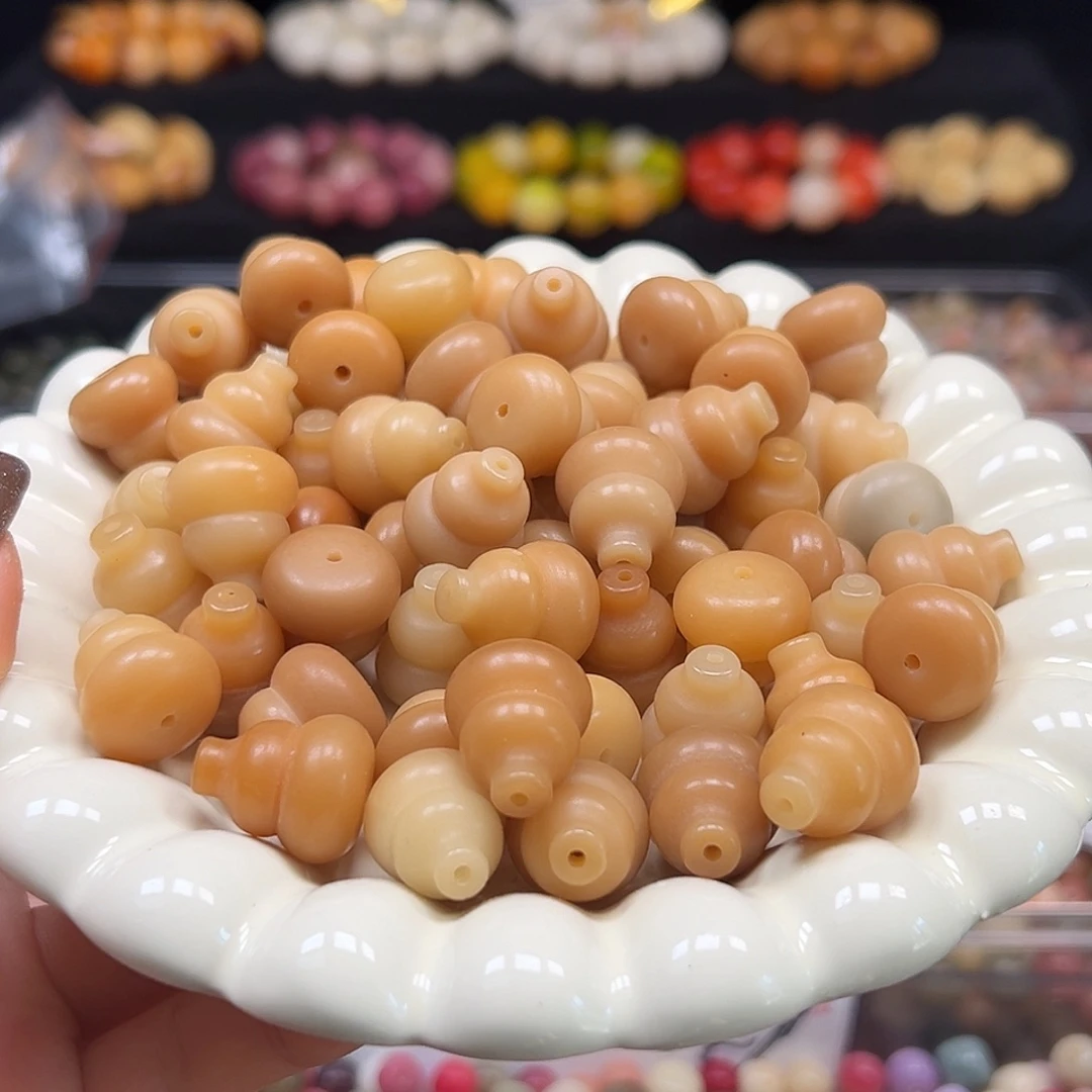 菩提根/象牙果手串卡18黄葫芦6颗