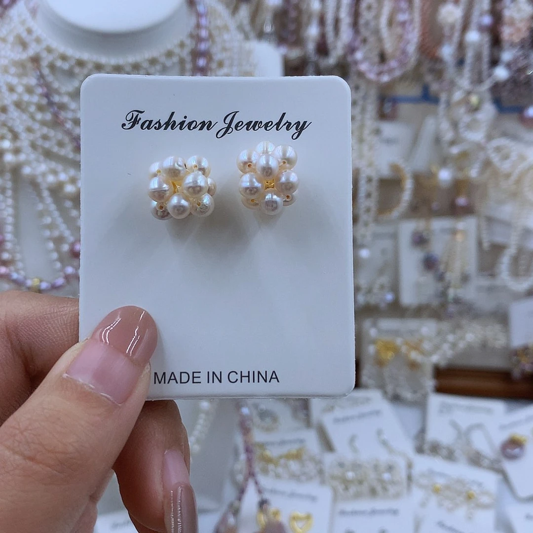 项链银S925镶嵌淡水珍珠