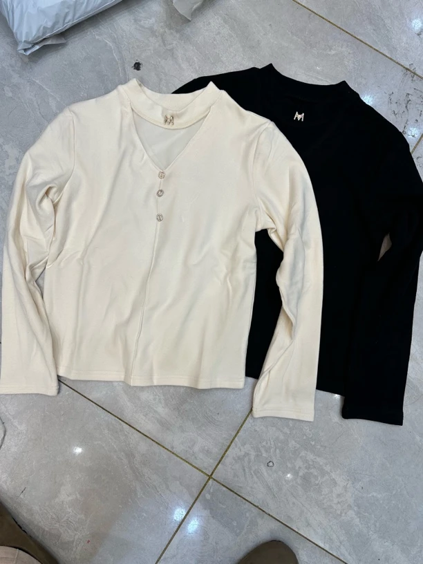 【肉总】网纱圆领精致款上衣