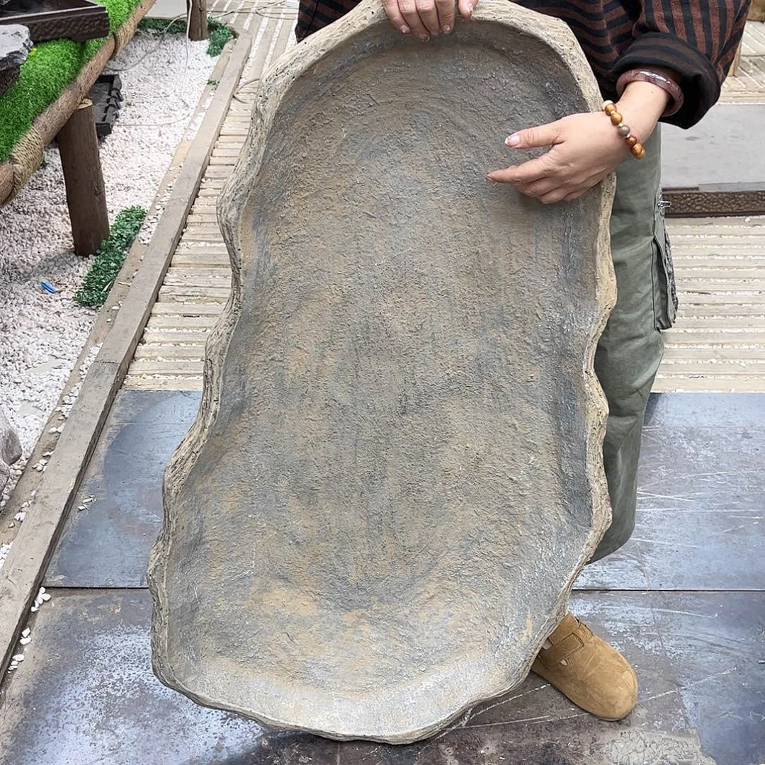 盆景盆异形花盆鱼缸w100