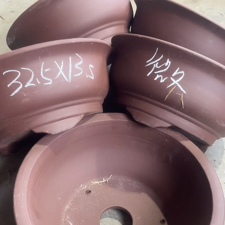 花盆紫砂100-5。  32.5-13.5