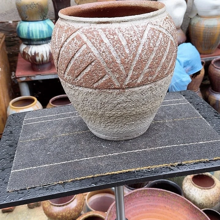 紫砂花盆高度30口径24