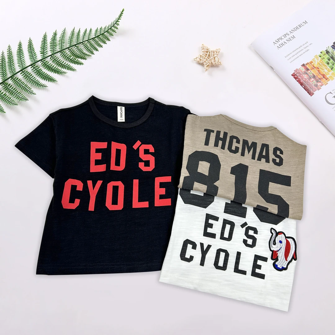 4189【815小象】时尚休闲亲子短袖