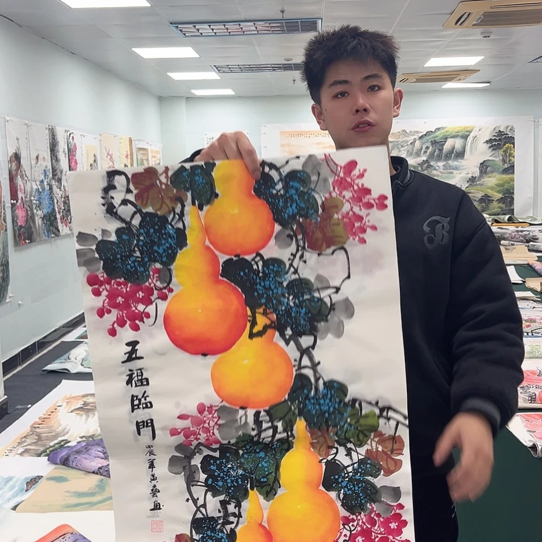 国画宣纸国画纯手绘作品