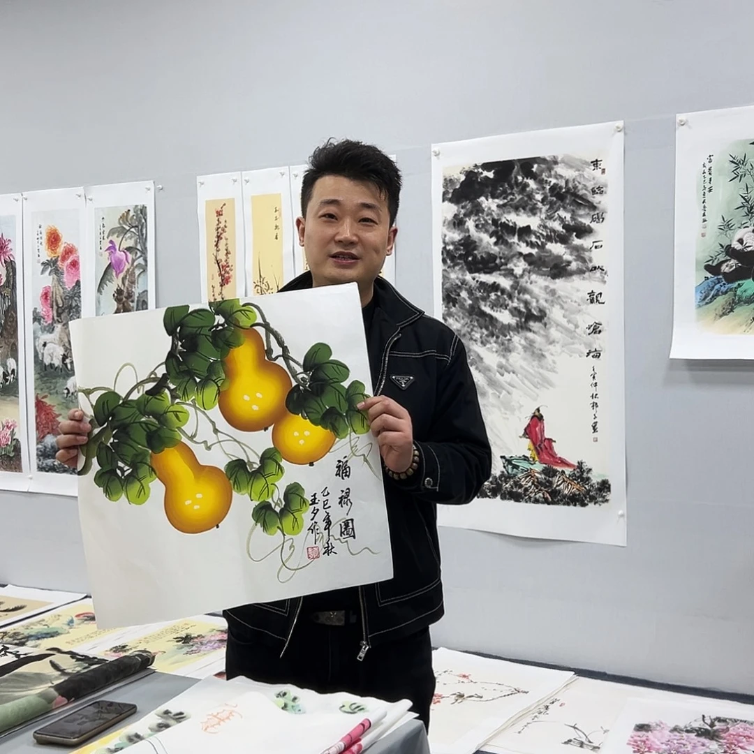 国画国画作品宣纸纯手绘