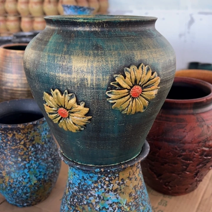 16.9-1高20口15绿金带花03