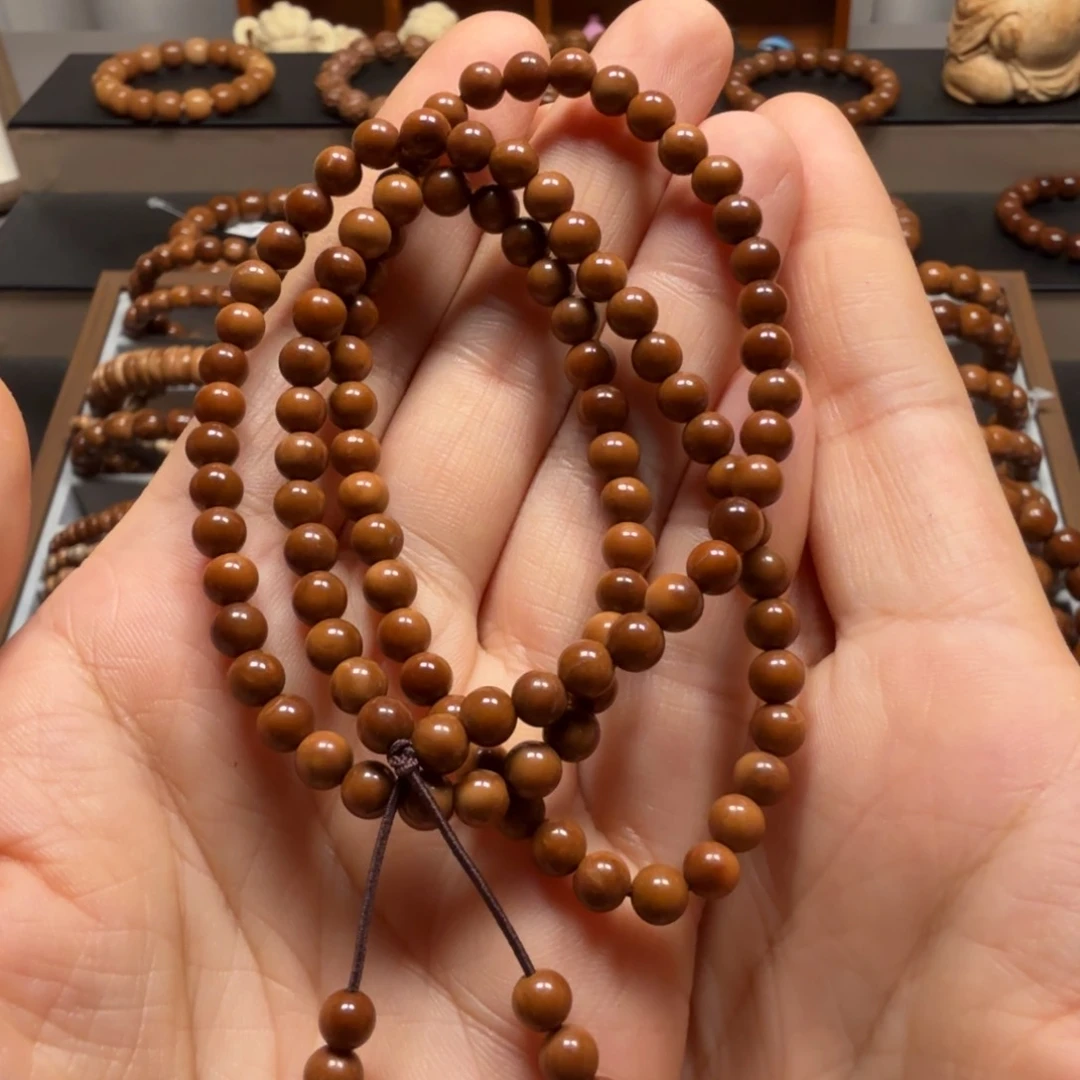 库克手串萝*叶库克菩提0.5圆珠114颗