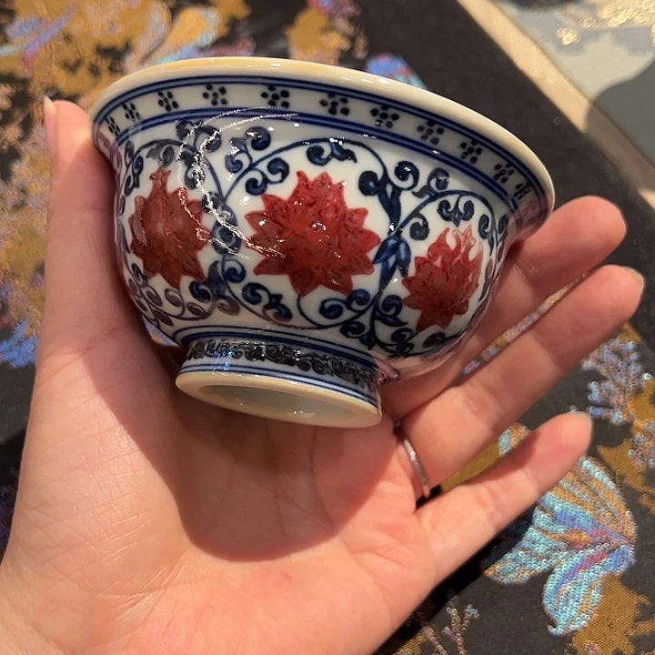 微瑕臻玉古坊孔雀石釉里红