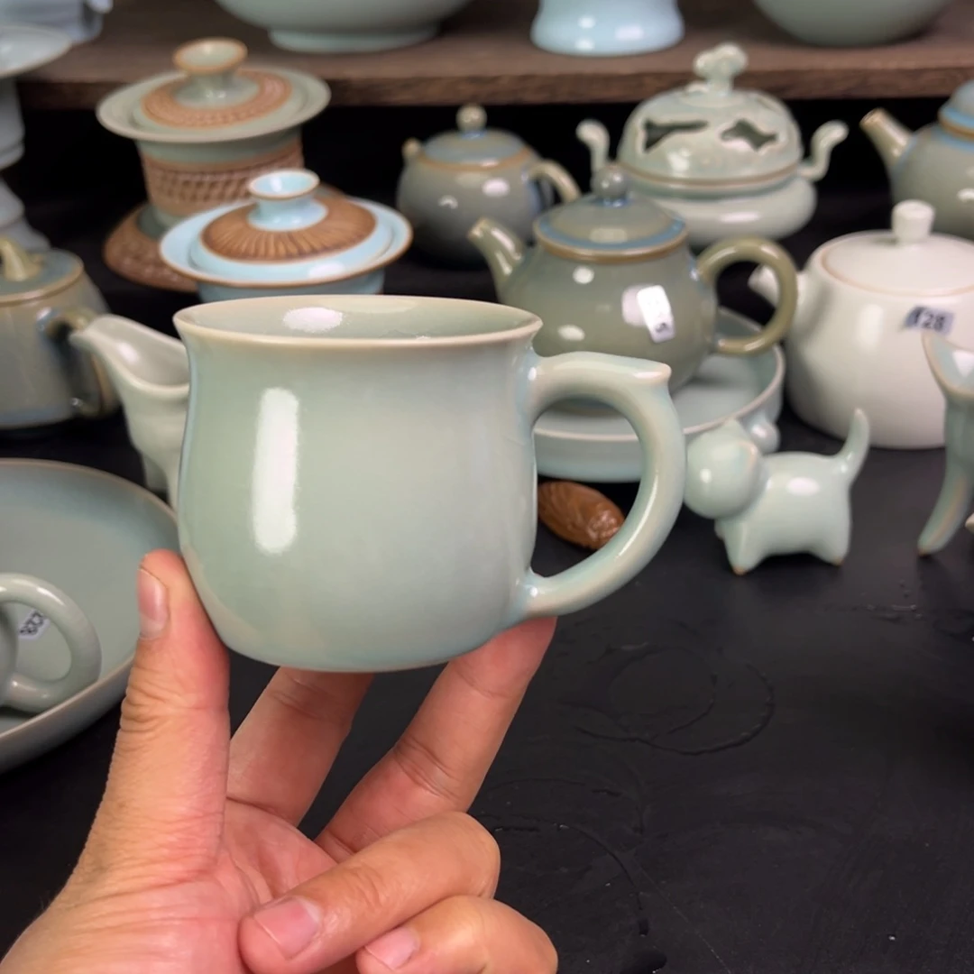 【闪购商品】咖啡杯汝瓷