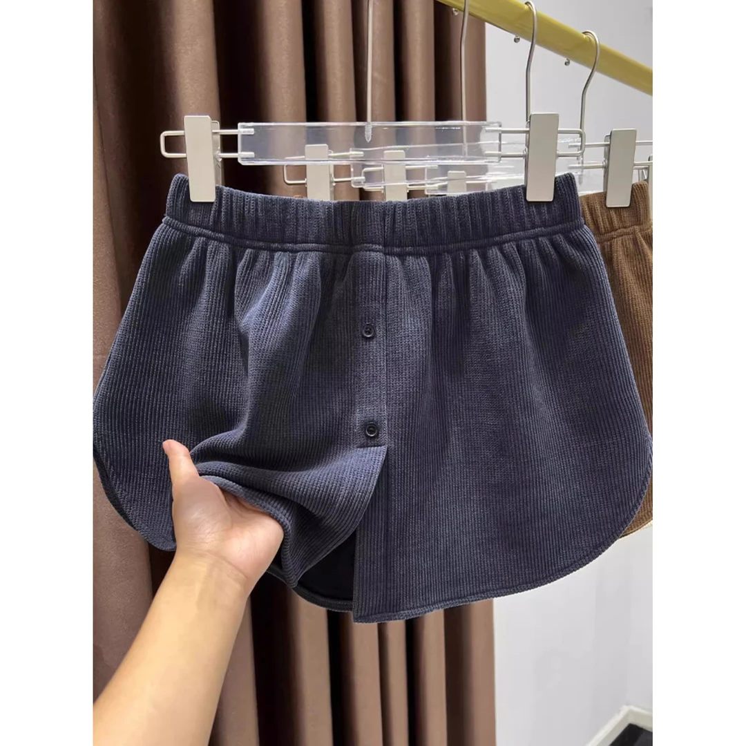 美爆了！加绒加厚屁帘女下摆遮臀秋冬季打底半身裙遮屁股叠穿裙罩