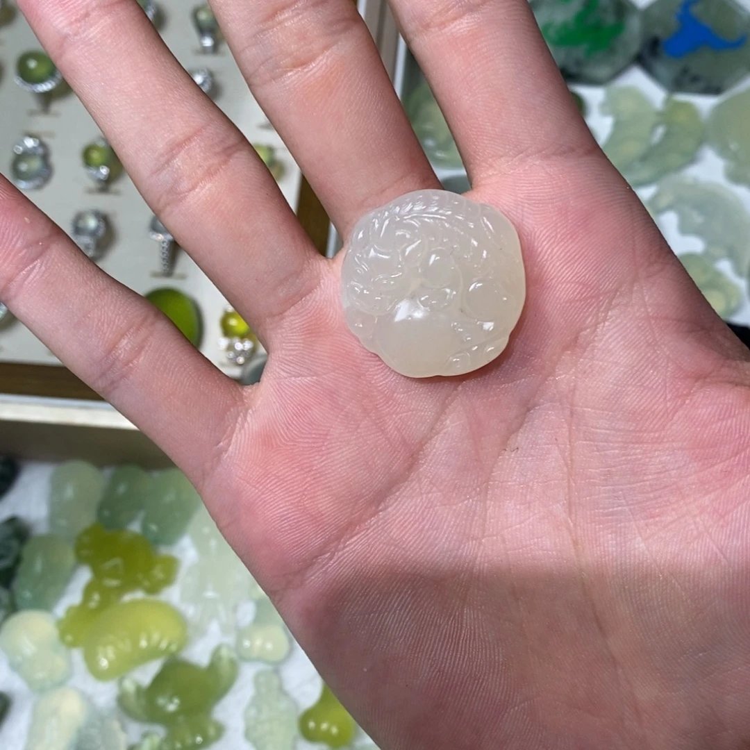 岫玉未镶嵌吊坠(不含链)两单包邮