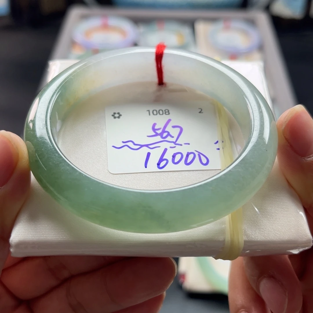 翡翠未镶嵌手镯56.7泥鳅背