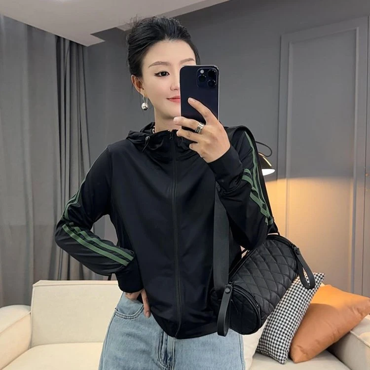 休闲春秋小个子薄款高档型黑色短短款洋气夏天风服春夏夏季百搭