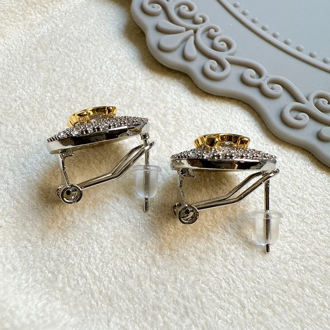 铜合金锆石耳饰 【雨桐轻奢饰品】耳环YT00898