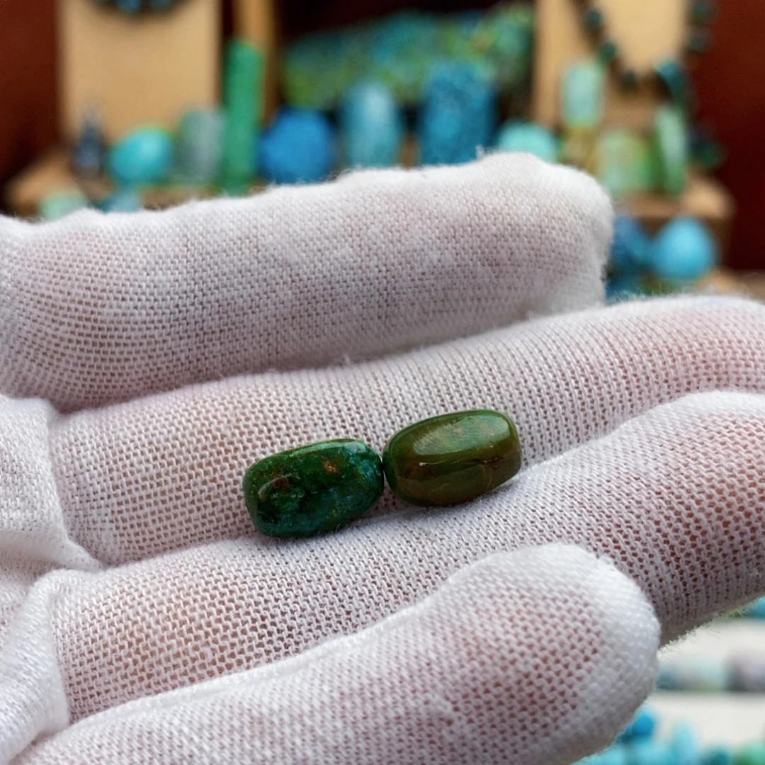定制绿松石玉华三彩